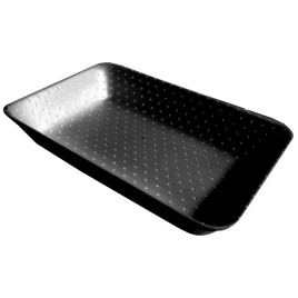Package of Black EPS Absorbent Trays