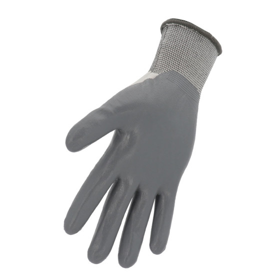 Light material handling gloves sanitized