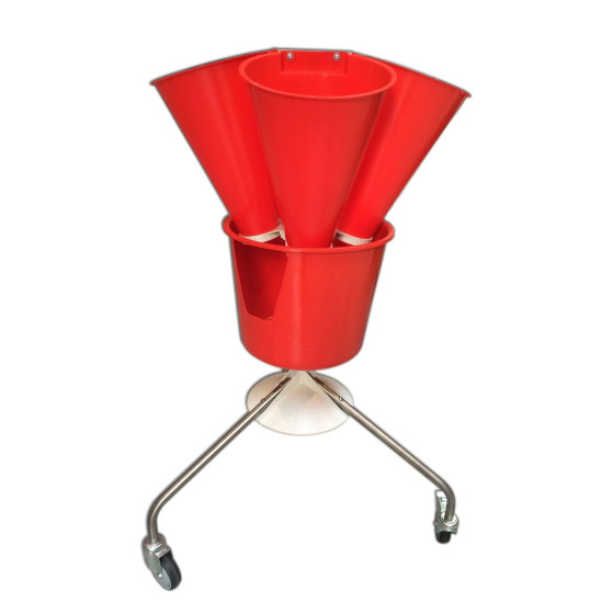 Rotary killing cone stand