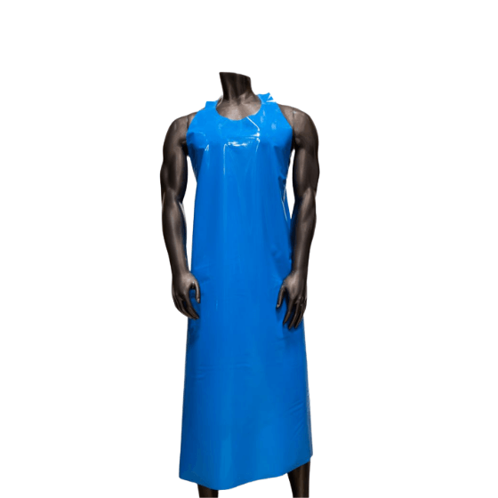 Ultra-resistant apron without seams Royal Blue - 150 microns - Length 114cm