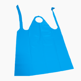 Ultra-resistant apron without seams Royal Blue - 150 microns - Length 114cm