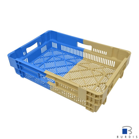Burdis 6414 bicolor plastic crate