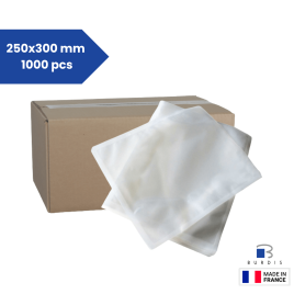 Carton de 1000 sacs sous-vide 250x300 - 90 mµ