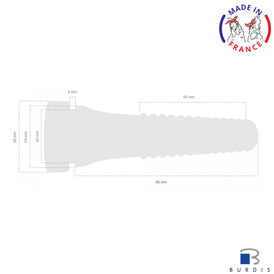 Doigt plumeuse RLNT 45 - lot de 25 Burdis