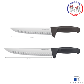 Burdis Butcher knife with hollow edge