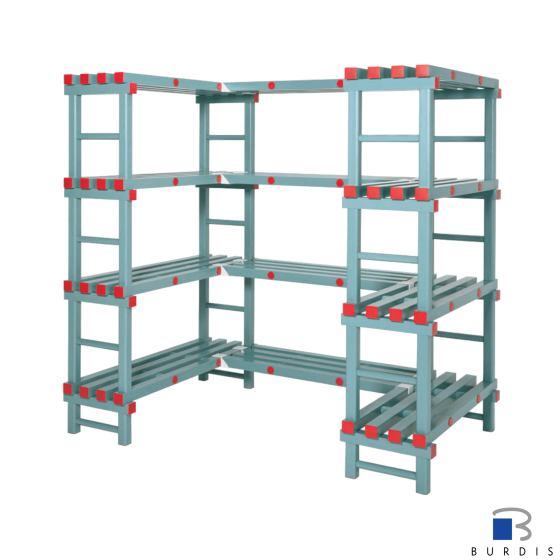 PVC resin shelving BURDIS