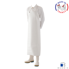 White PU apron