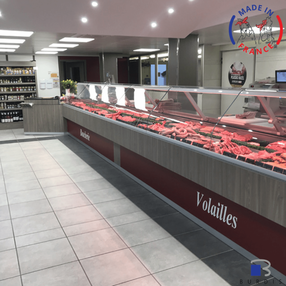 Refrigerated display case