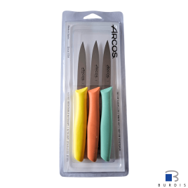 Set of 3 paring knives - blade 8.5 cm