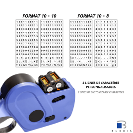 JUDO 26 2-line labeler