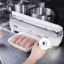 Dispenser for built-in film