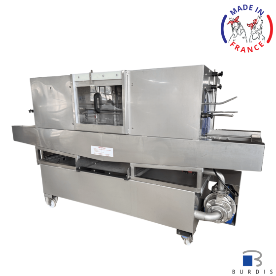 Laveuse de caisses inox burdis