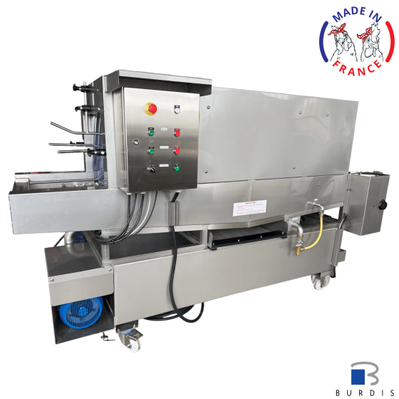 Laveuse de caisses inox burdis