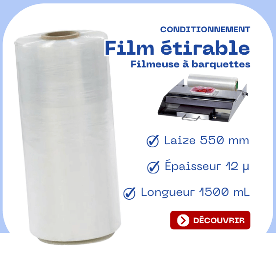 Film alimentaire pour filmeuse